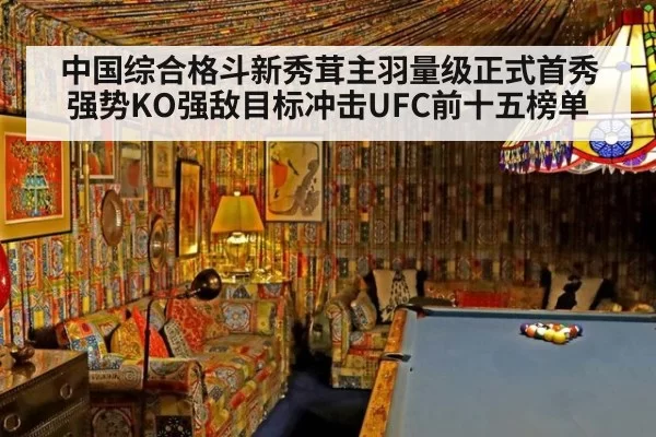 中国综合格斗新秀茸主羽量级正式首秀强势KO强敌目标冲击UFC前十五榜单